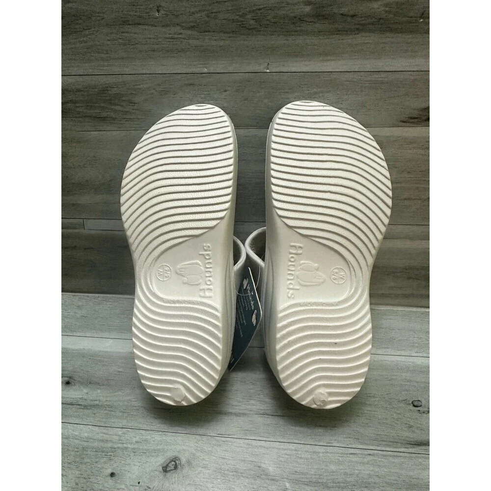 Hounds Kids White Slide Sandals size 9/M